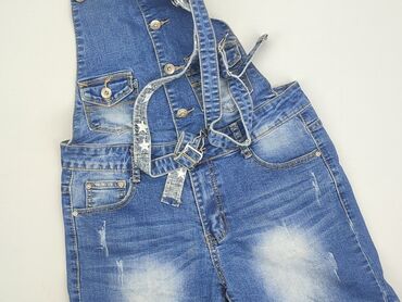 cross jeans spodnie: Damskie Ogrodniczki, XS, stan - Idealny