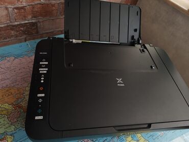 rengli printer satilir: CANON PIXMA MG3040. Wi-Fi bağlantılı 3-ü bir Arada kopya,print ve