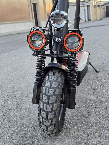 velosibet type 1: Elektrik skuter – oturacaqlı, güclü işıqlanmalı, iri təkərli model - — 9