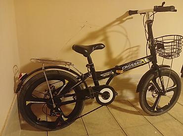 dağ velosiped: 20 lik Crosser “Sport” qatlanan velosiped - Rəng: qara, sarı — 1