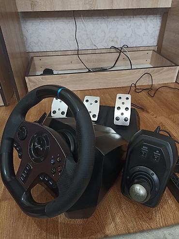 Рули: Продаю игровой руль PXN V9 🎮 ✅ 3 педали: газ, тормоз и сцепление ✅ — 4