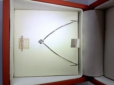 amber elixir: Колье DD FASHION с бриллиантом - Материал: золото 18 карат (750 — 3