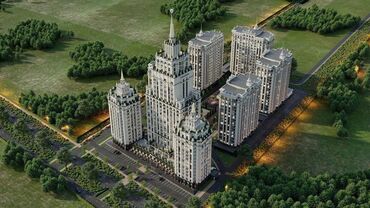 Продажа квартир: 2 комнаты, 83 м², Элитка, 15 этаж, ПСО (под самоотделку)