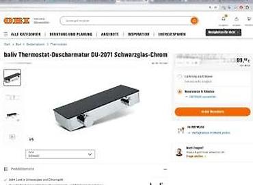 Slavine: Termostatska tuš baterija baliv DU-2071 - Zidna termostatska mešalica — 14