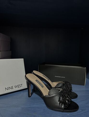 Tuflilər: Tuflilər, Nine West, Ölçü: 38, rəng - Qara, Yeni