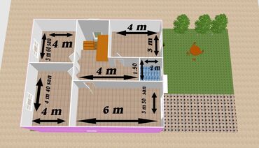 Həyət evləri və villaların satışı: 6 otaqlı, 200 kv. m, Təmirsiz — 30