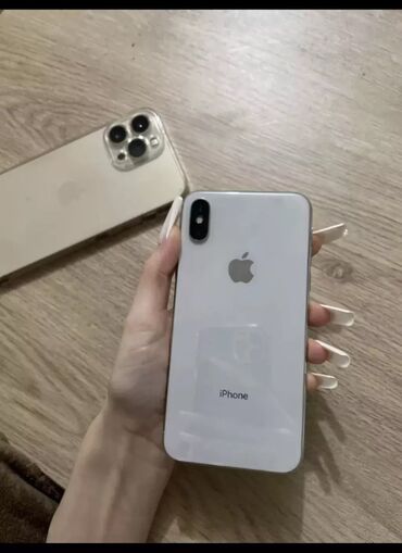 Apple iPhone: IPhone X, 64 GB, Ağ, Face ID