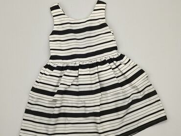 biała sukienka 110: Dress, 5-6 years, 110-116 cm, condition - Good