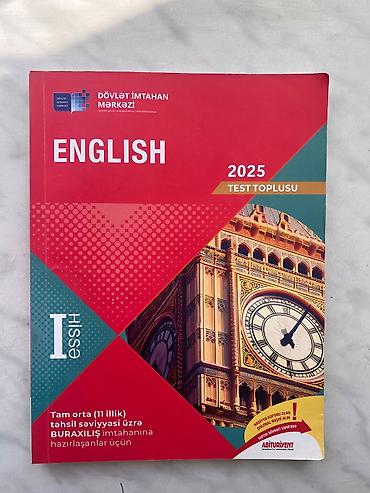Testlər: Məhsul: DİM “Test Toplusu 2025” kitabları dəsti Tərkib: - Riyaziyyat — 6
