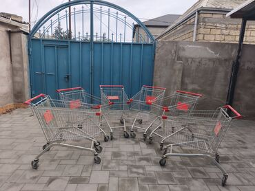 Mağaza arabaları: 100 l, Metal, İşlənmiş — 1