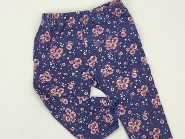 legginsy zamszowe czarne: Leggings, F&F, 12-18 months, condition - Good