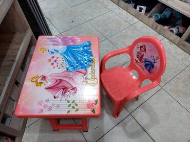 Yemək masaları, oturacaqları: Usaq ucun stol stul usaq ucun kreslo masa usaq ucun qabaq stolu — 30