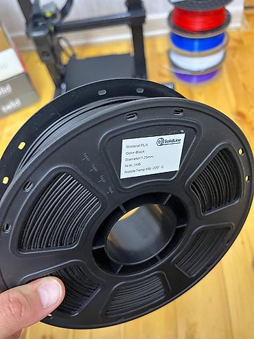 pla filament: Çox çox az istifade olunub.Baxanda bilinir onsuz.Qullugu vaxti — 4