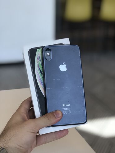 IPhone Xs Max, 256 GB, Space Gray, Simsiz şarj, Face ID, Sənədlərlə