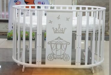 детский кровать ош: Детская кровать трансформер, Б/у, Кровать-стол