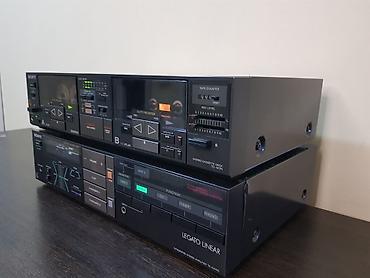 cd disk: Двухкассетная дека Sony TC-WR7 + интегральный стереоусилитель Sony — 2
