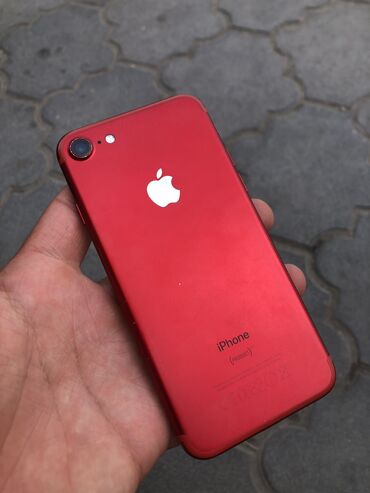 Apple iPhone: IPhone 7, Б/у, Красный, 100 %