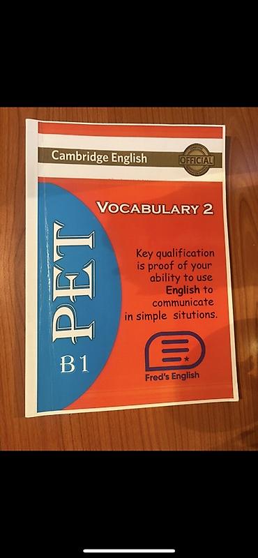 Kitablar və jurnallar: Məhsul: Cambridge English PET (B1) – Set 2 Brend/seriya: Fred’s — 2