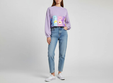 pomarańczowe spodnie hello kitty: Bershka, Women`s sweatshirt, size XS