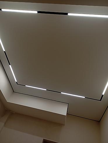 Трековые светильники и споты: Натяжные потолки, глянец, матовый, сатиновые, 3Dпотолки, световой — 5