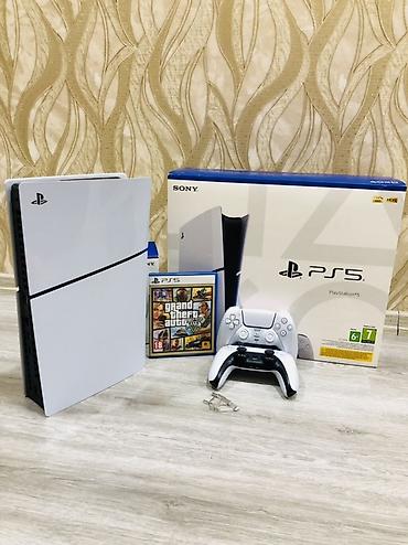 playstation 3 oyunları: Sony PlayStation 5 (Diskli versiya) oyun sistemi Komplekt: - PS5 — 8