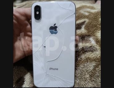 кнопочный телефон в баку: IPhone X, 64 ГБ, Белый, С документами