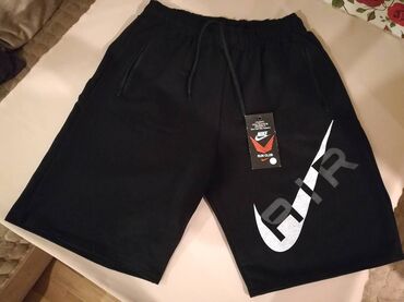 bermude iz nemacke: Britches, 2XL (EU 56), Nike, color - Black, Cotton