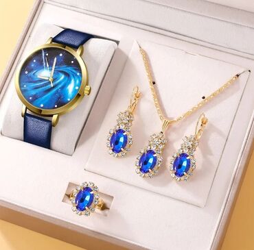 broševi za haljine: Prelepi set sat sa ogrlicom midjušama i prstenom. Pogledajte i ostale