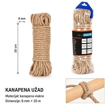 KMT Kanap od jute 5302208-A Prirodni kanap od jute idealan za