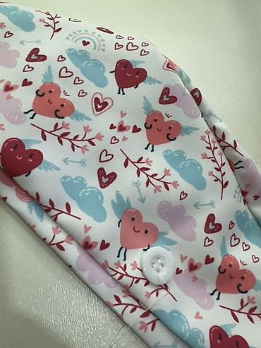 Другие медицинские товары: Медицинская шапочка с принтом + маска в подарок - Тип: шапочка для — 4