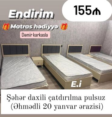 Divan və masa dəstləri: Yeni, Təknəfərlik çarpayı