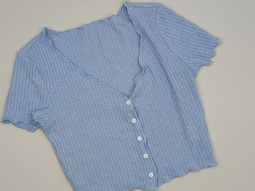 bluzka w paski zielone: Shein, Women's blouse, size S (EU 36)