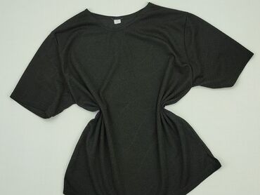 czarne t shirty z nadrukiem: T-shirt, XL (EU 42), condition - Very good