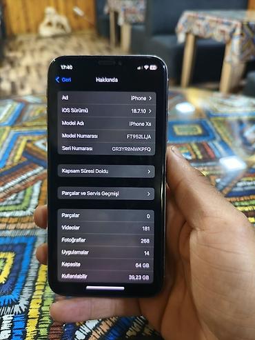 any unboxing giris: IPhone Xs, 64 GB, Gümüşü, Face ID — 3