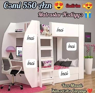 kundur: Oğlan və qız üçün, Yeni, Çarpayı, Matras ilə, Siyirməli — 9