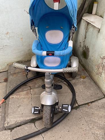 Uşaq üçtəkərli velosipedi – LIANJOY Trike - Rəng: açıq mavi -