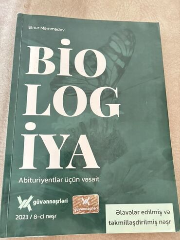 сборник тестов по биологии с ответами: Məhsul: “Biologiya – Abituriyentlər üçün vəsait” - Müəllif: Elnur