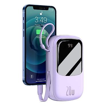 Baseus Qpow Digital Display Power Bank 20000mAh 20W USB Yüksək