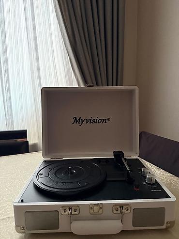 патефон цена: MyVision portativ vinil pleyer (kofertip) - Retro çemodan dizaynlı — 4