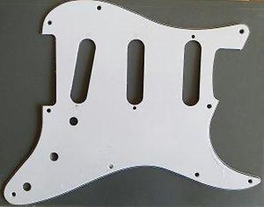 Gitare: PICKGUARD WHITE PERLOID SSS | Slanje po dogovoru ili lično — 8