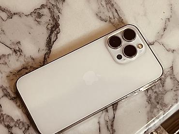 Apple iPhone: IPhone 13 Pro, Б/у, 128 ГБ, White Titanium, 79 % — 2