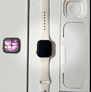 purple guy: Apple Watch Series 11, алюминиевый корпус цвет Pink с белым спортивным — 1