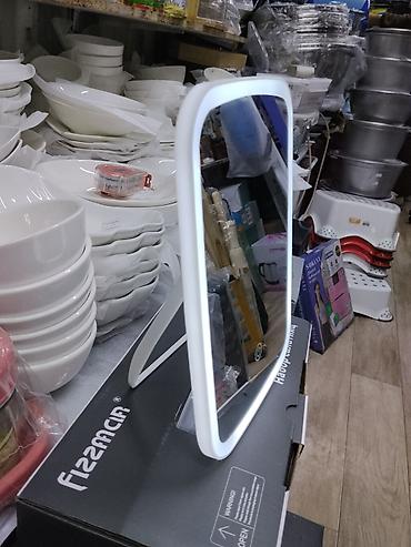 зеркало настольные: Настольное зеркало с LED-подсветкой - Прямоугольная форма с тонкой — 2