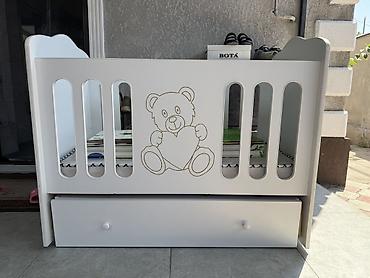 bunk bed: Детская кроватка качалка с выдвижным ящиком - Материал: ЛДСП/МДФ — 4