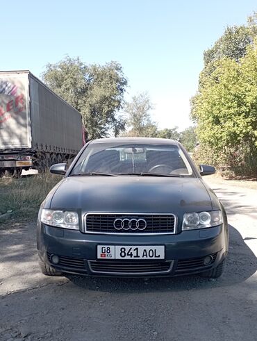 серая audi: Audi A4: 2002 г., 2.4 л, Автомат, Бензин, Седан