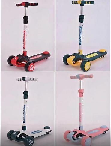 Детские самокаты: Детский самокат, Трёхколёсный — 22