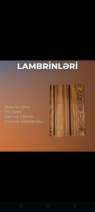 Profnastil: Metal dam örtükləri və tikinti materialları - Profil metal dam — 13