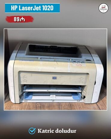 Monitorlar: 🖨️ HP LaserJet 1020 🔹️ Tam işlək vəziyyətdə 🔹️ Sadəcə ön qapaq yoxdur