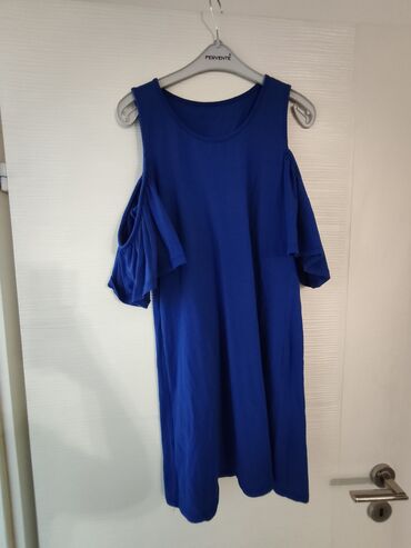 uska haljina iznad kolena: One size, color - Blue, Oversize, Other sleeves