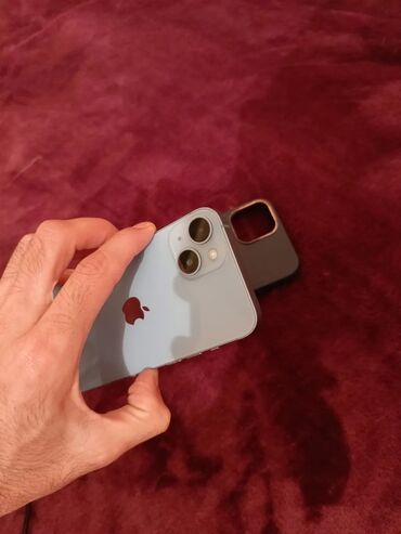 Redmi: IPhone 14, 128 GB, Göy, Zəmanət, Simsiz şarj, Face ID